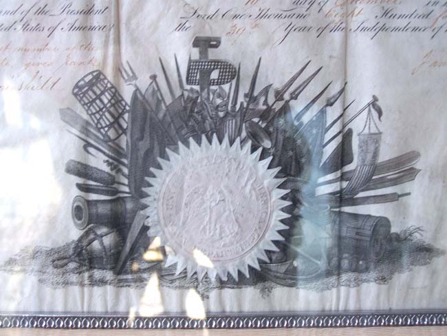 A Rare War of 1812 Naval Commission signed by President JAMES MADISON appointing David Deacon as Master Commandant on Dec. 10, 1814. — image 5